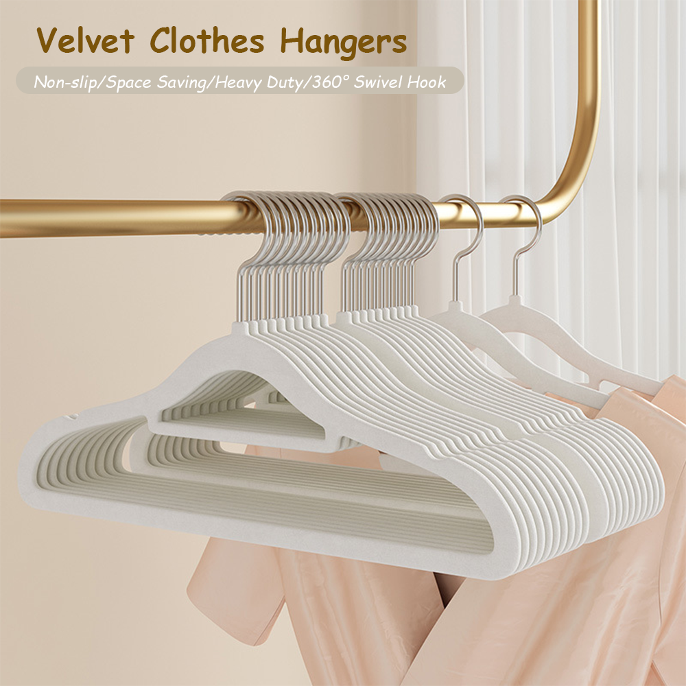 Furniture Hardware Accessories - 5/10/20PCS Non-slip Velvet Hangers Space Saving