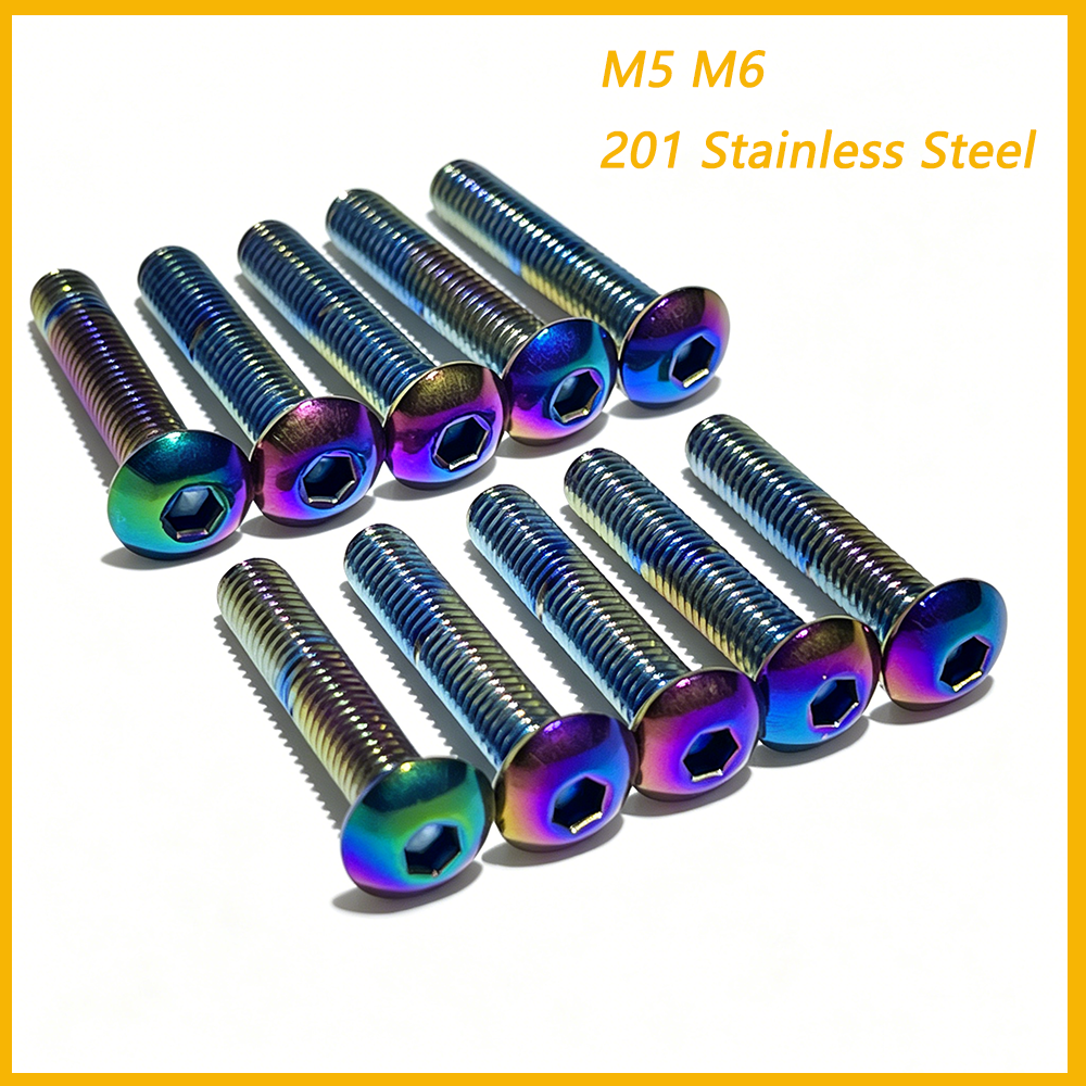 Furniture Joinery Hardware - 5pcs 201 Stainless Steel Round Button