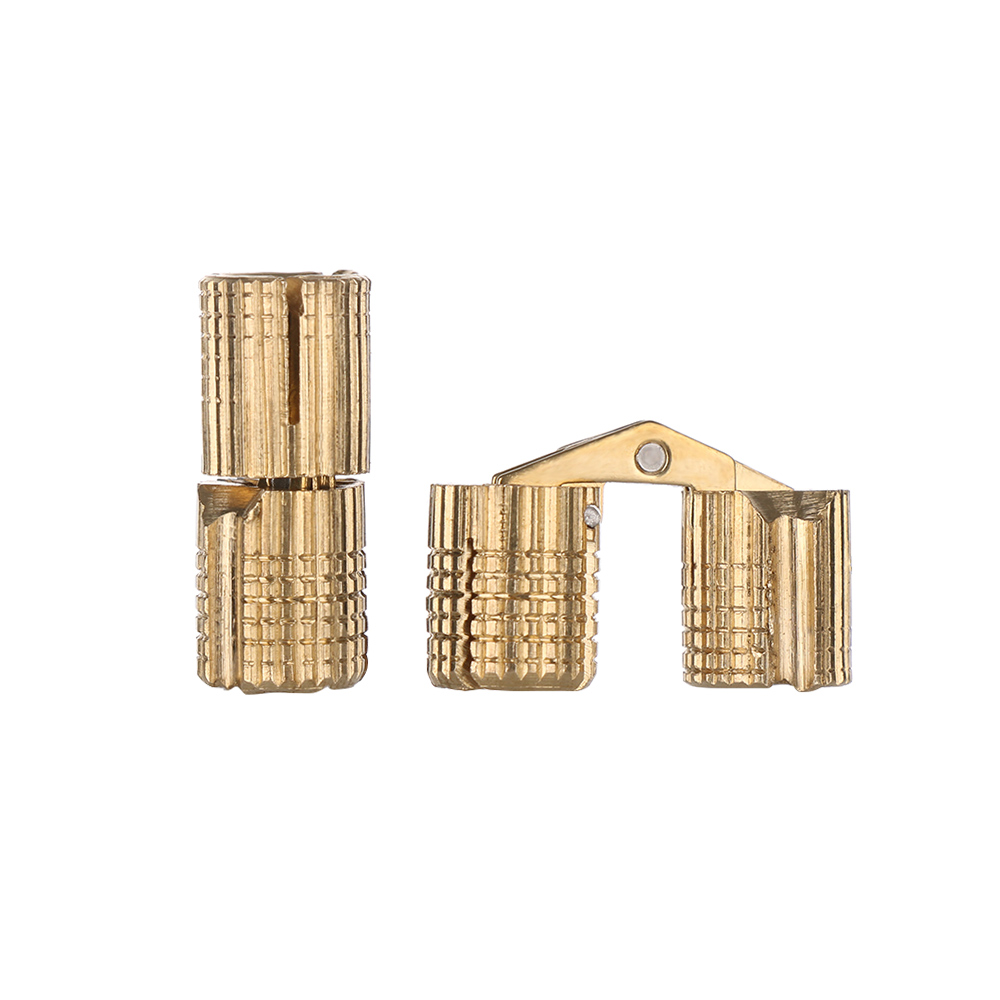 Furniture Hardware Hinges - 8-18mm Brass Barrel Hinges Invisible Cabinet