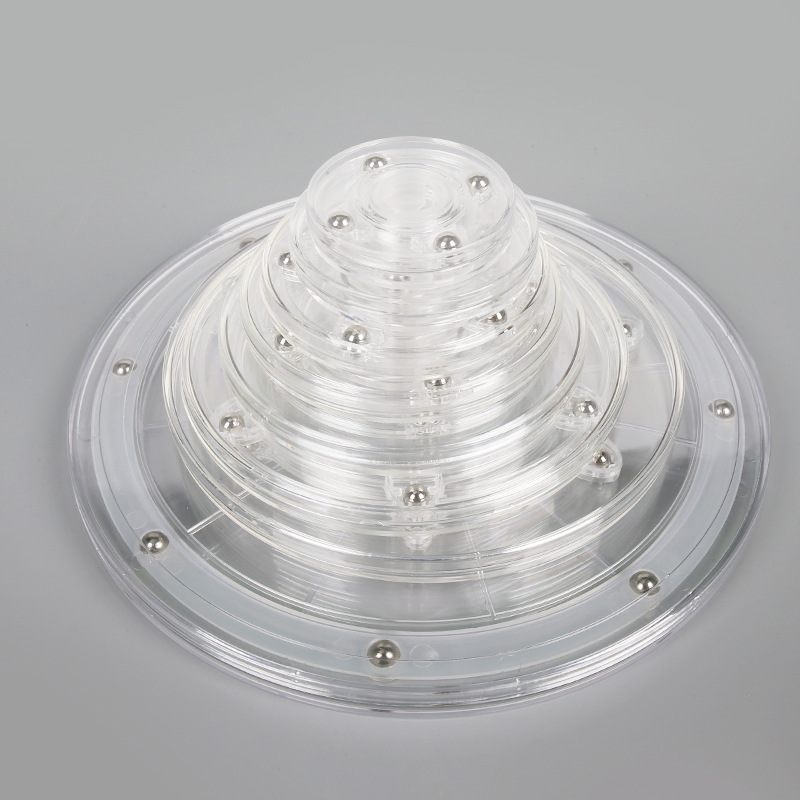 Turntable Acrylic 360 Rotating - Furniture Hardware Display ulasan dan harga