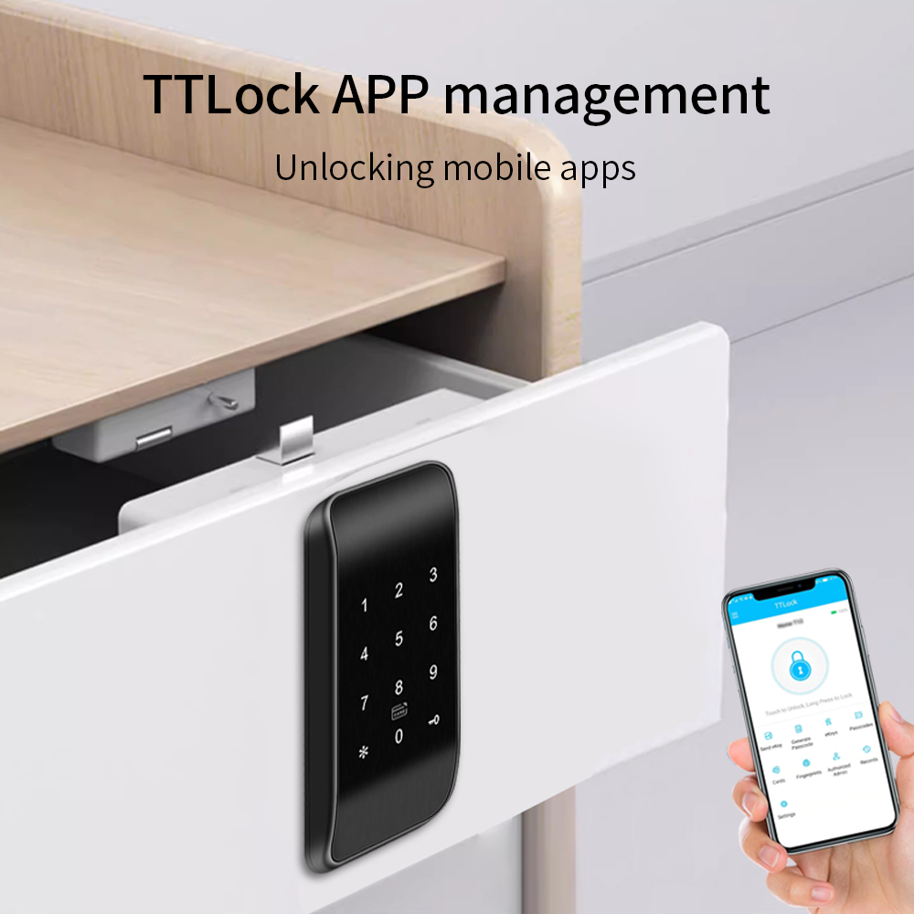 TTLOCK APP Smart Cabinet Lock  - Furniture Home Hardware ulasan dan harga