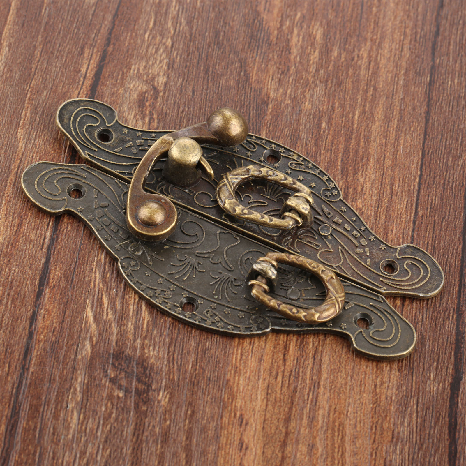 1PC Antique Box Latch Hasp Vin - Furniture Hook Hardware ulasan dan harga