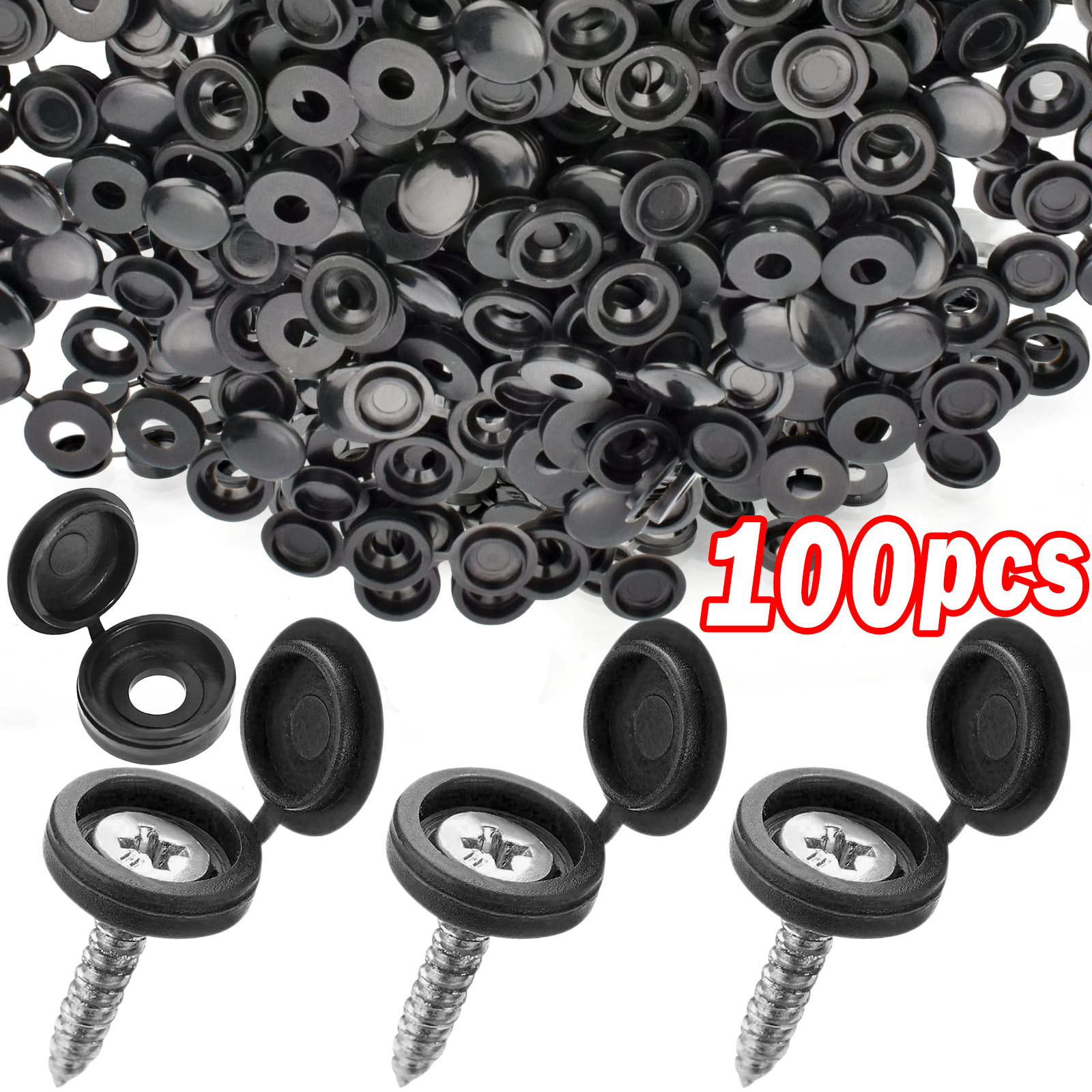 5/100PCS Hinged Plastic Screw  - Furniture Hardware Hinges ulasan dan harga
