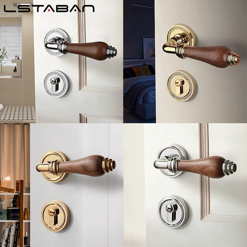 Euro Walnut Wood Handle Door L - Furniture Hardware Accessories ulasan dan harga