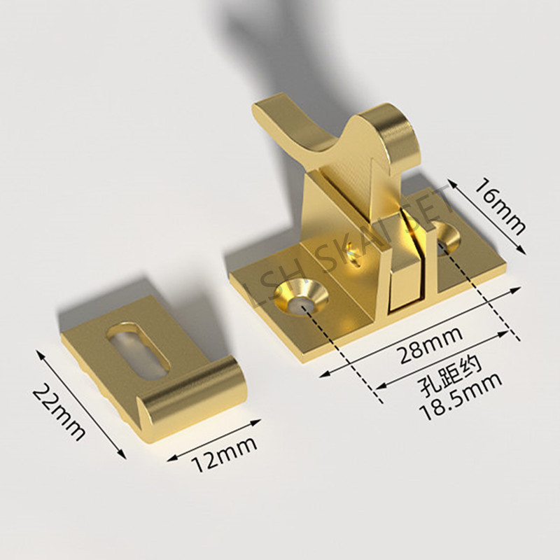 2Pc High-end Brass Fasteners I - Furniture Hook Hardware ulasan dan harga