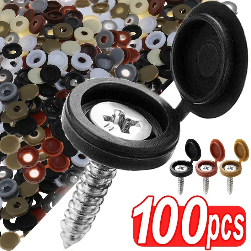 Hinged Plastic Screw Cap Cover - Furniture Hardware Hinges ulasan dan harga