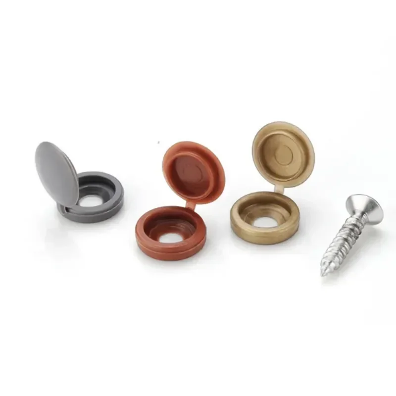 Hinged Plastic Screw Cap Cover - Furniture Hardware Hinges ulasan dan harga