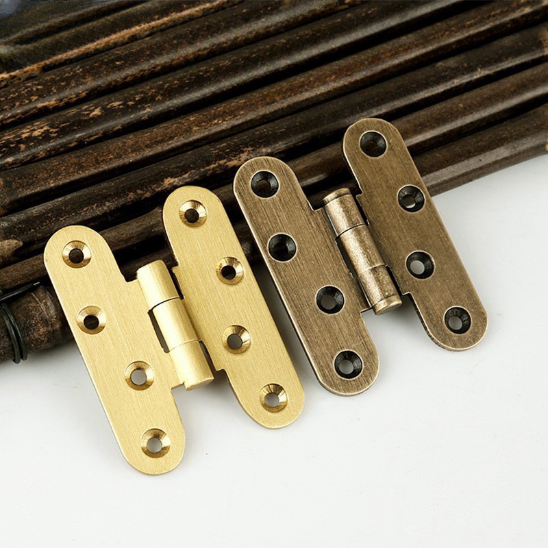 4Pcs Antique Brass Door Hinges - Furniture Hardware Vintage ulasan dan harga