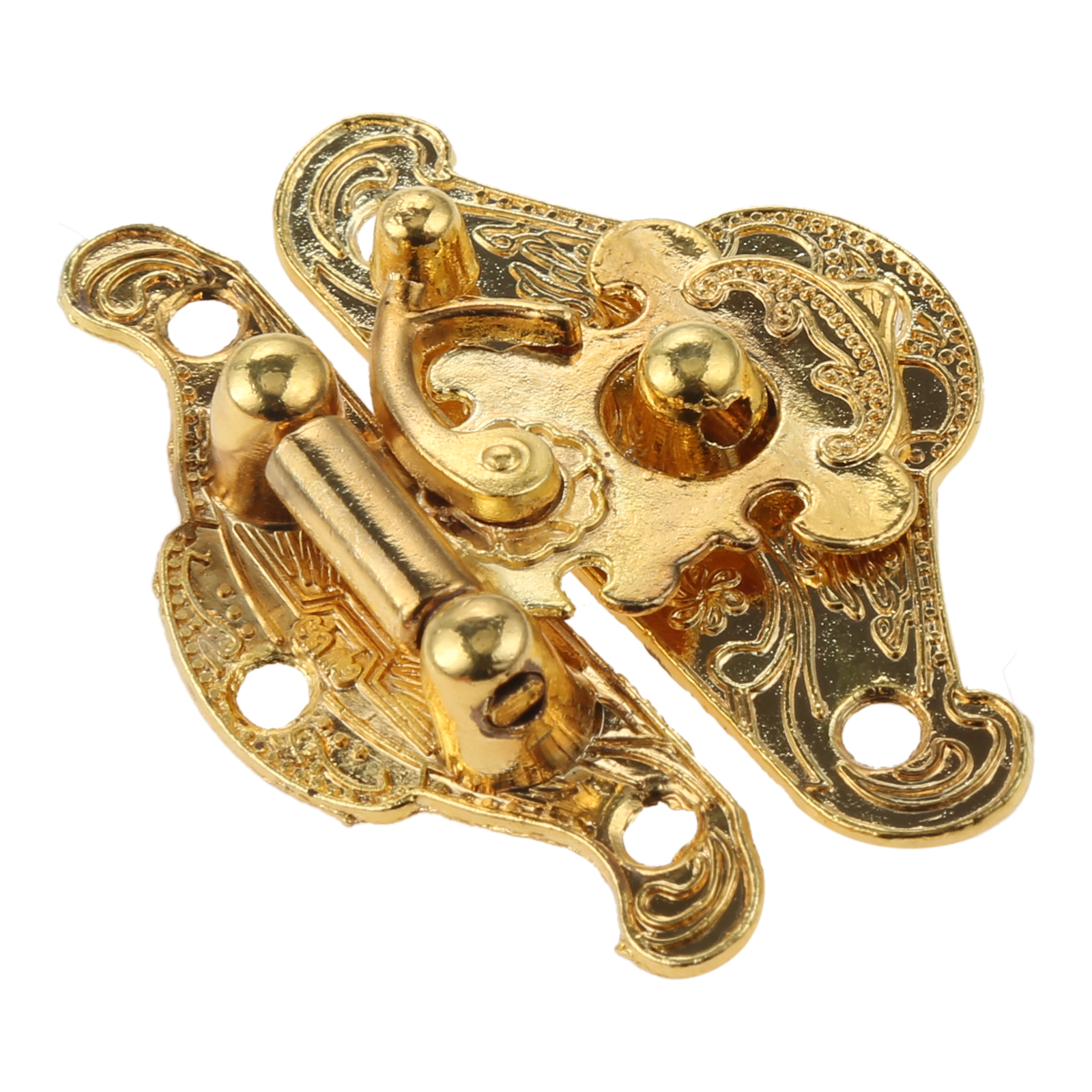 2 Pcs Antique Gold Box Hasp Lo - Furniture Joinery Hardware ulasan dan harga