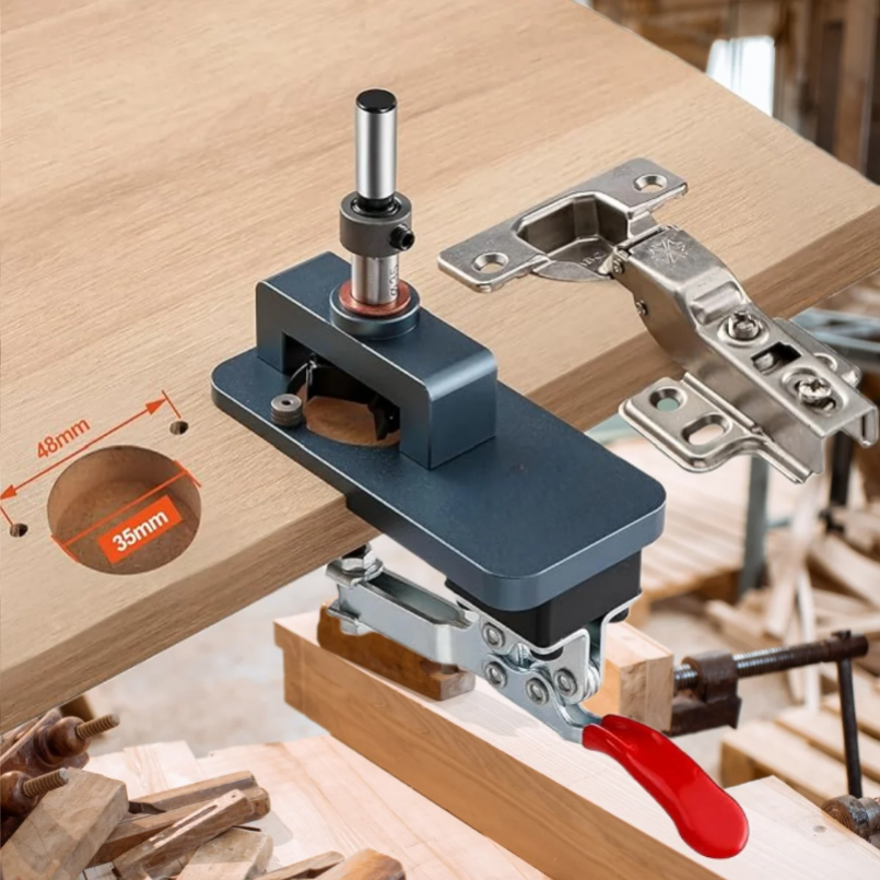 35mm Hinge Jig - Precise Borin - Furniture Hardware Hinges ulasan dan harga