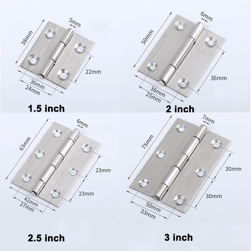 6-20pcs Small Door Hinges Stai - Furniture Hardware Hinges ulasan dan harga