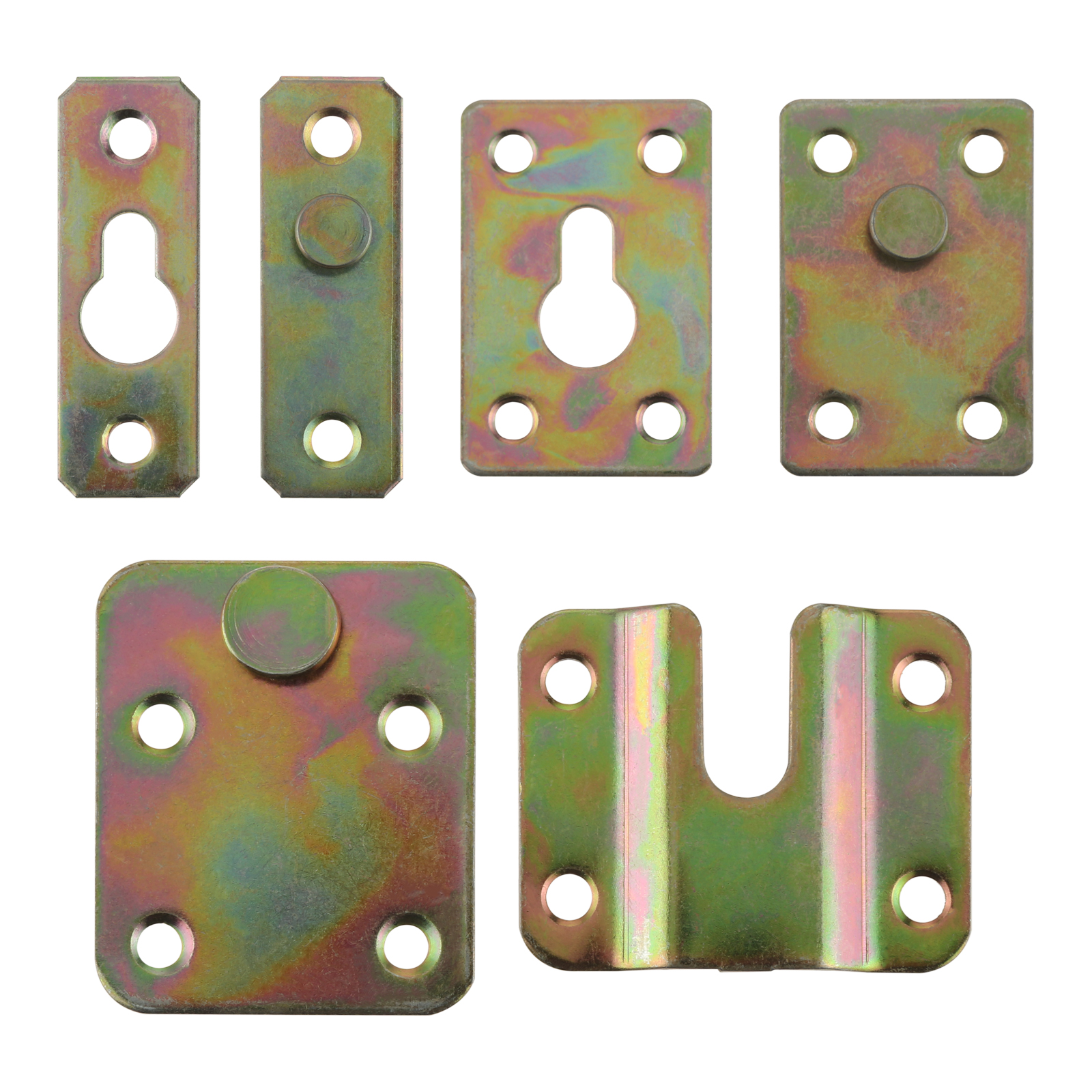 1 Sets Iron Wood Bed Fittings  - Furniture Joinery Hardware ulasan dan harga