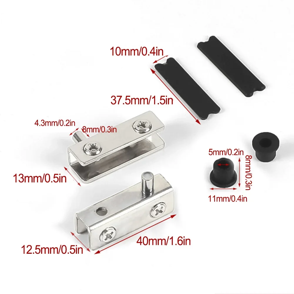 2Pcs Glass Pivot Hinge Rotatio - Furniture Hardware Hinges ulasan dan harga