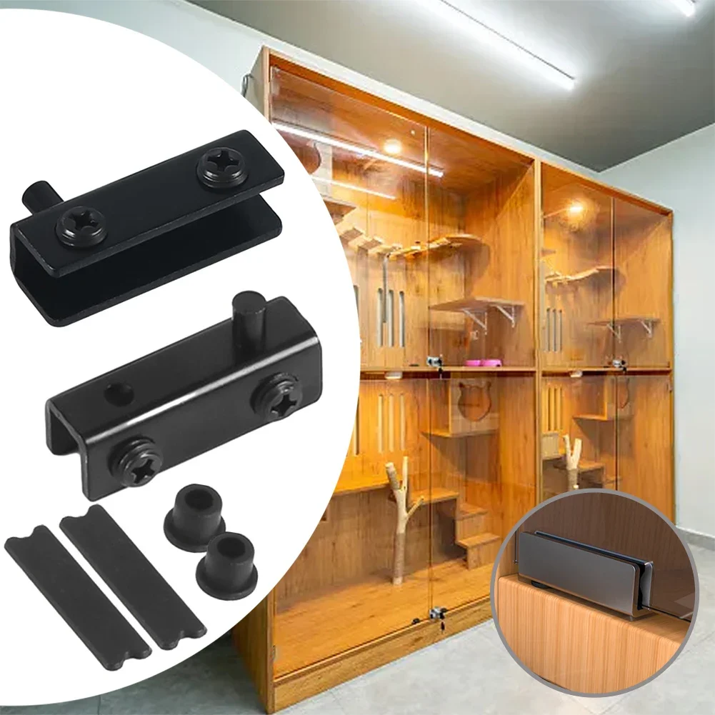2Pcs Glass Pivot Hinge Rotatio - Furniture Hardware Hinges ulasan dan harga