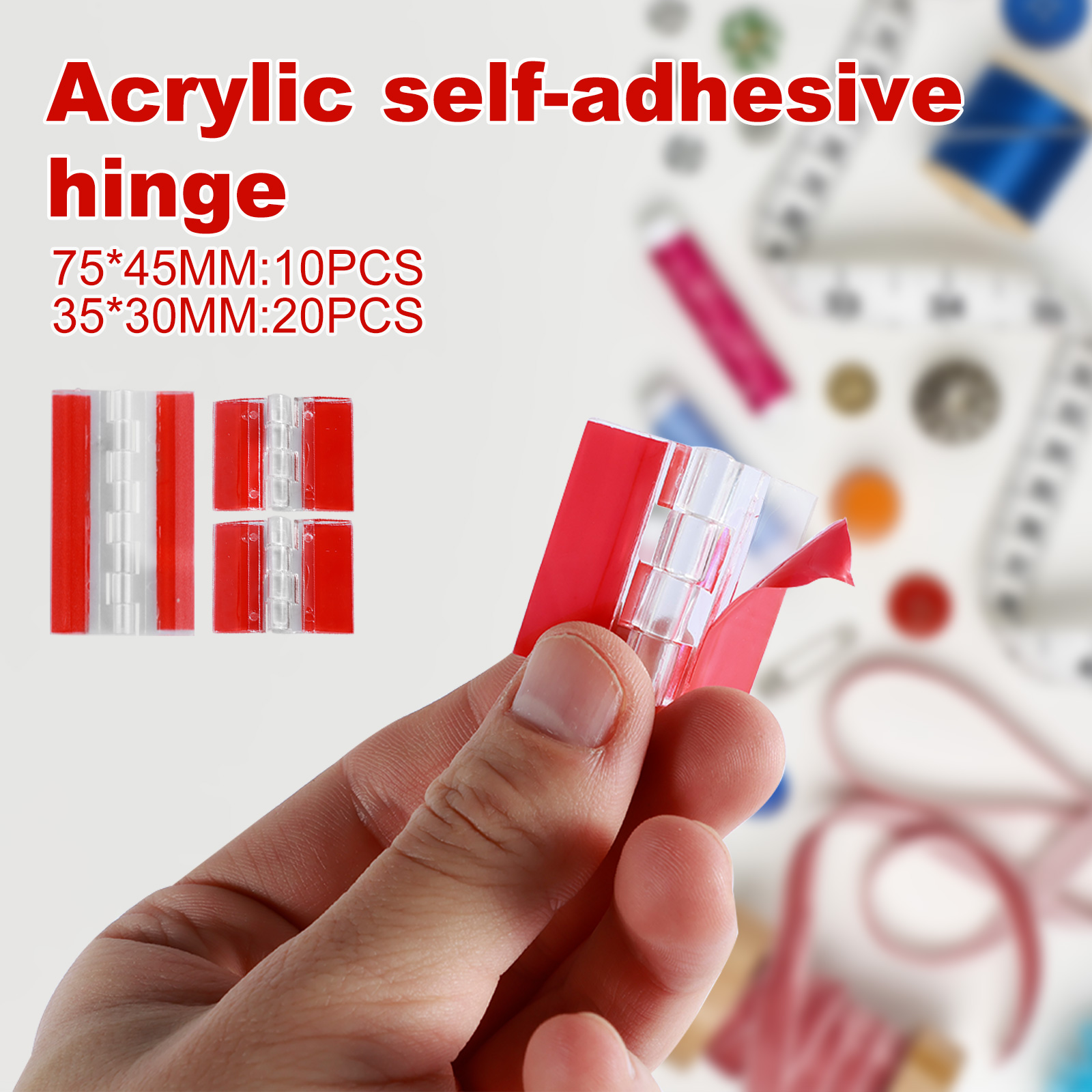 10/20Pcs Folding Hinges Acryli - Furniture Hardware Hinges ulasan dan harga
