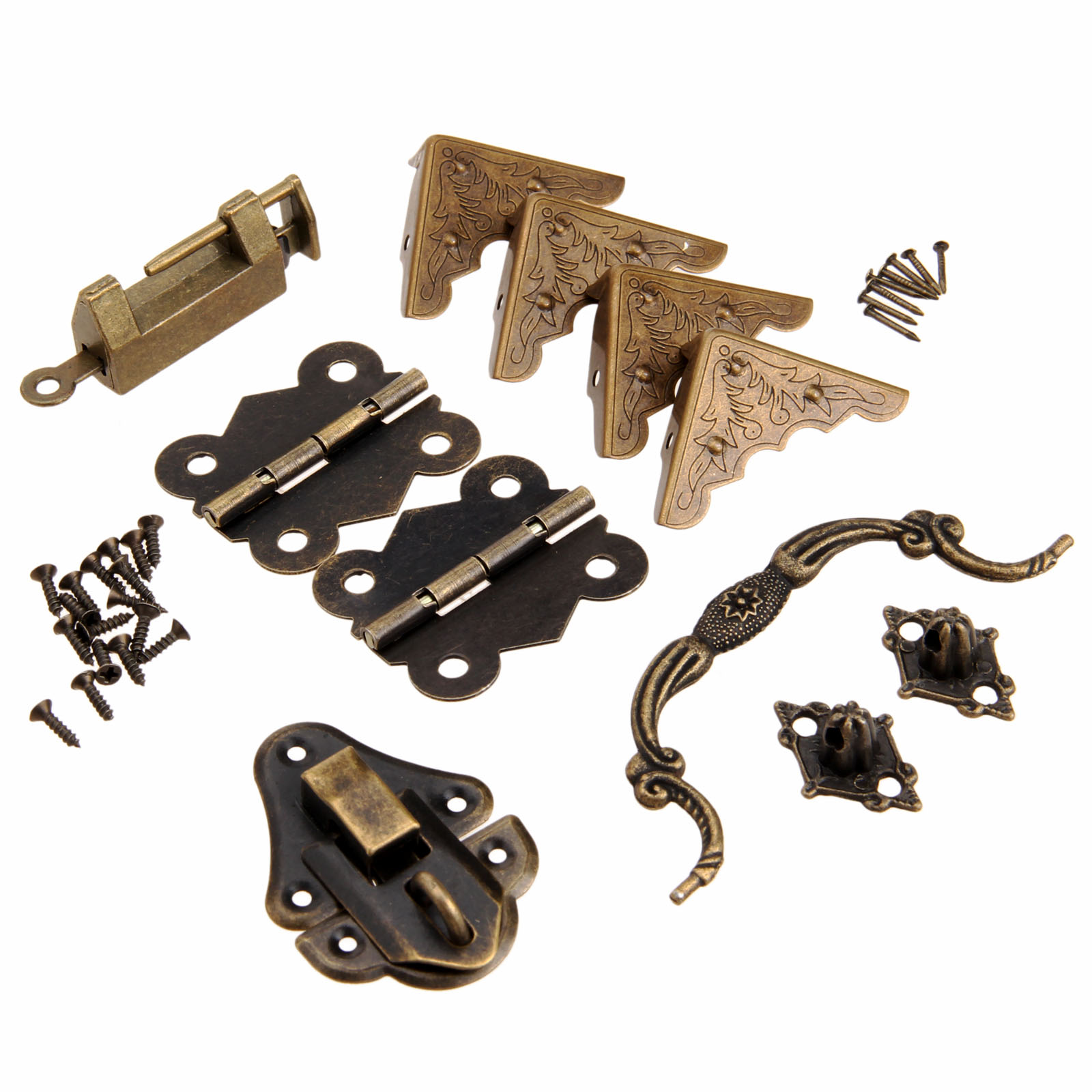 9Pcs/set Furniture Fittings Ch - Furniture Hardware Hinges ulasan dan harga