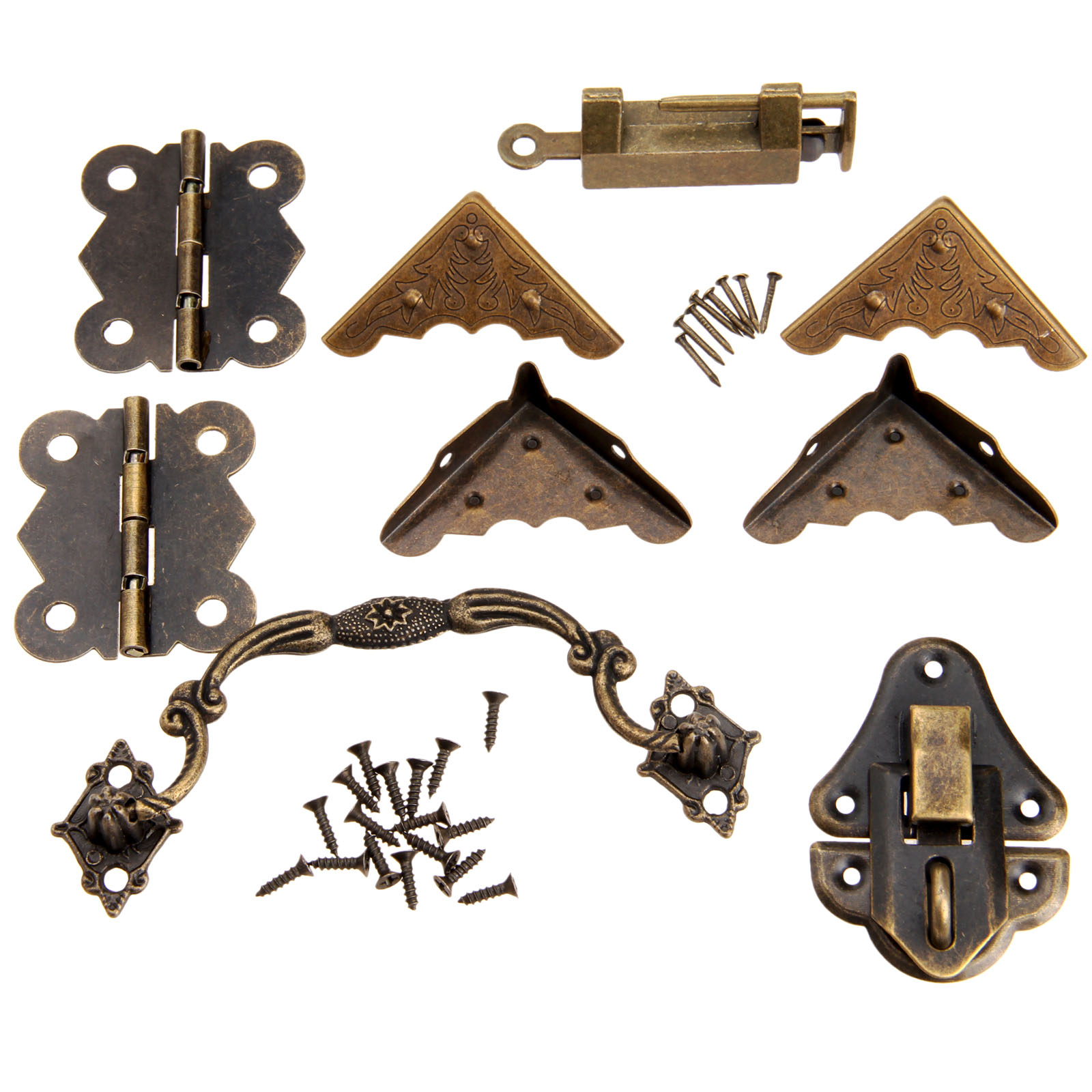 9Pcs/set Furniture Fittings Ch - Furniture Hardware Hinges ulasan dan harga