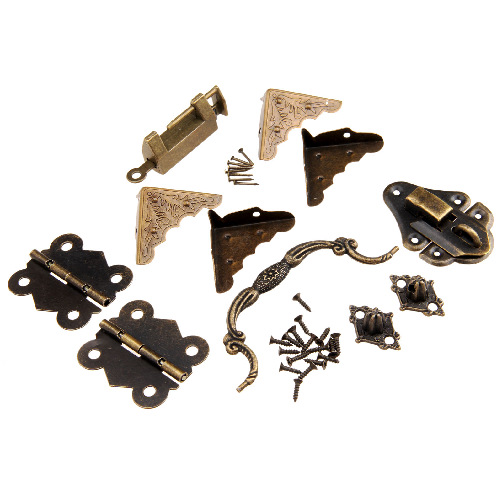 9Pcs/set Furniture Fittings Ch - Furniture Hardware Hinges ulasan dan harga