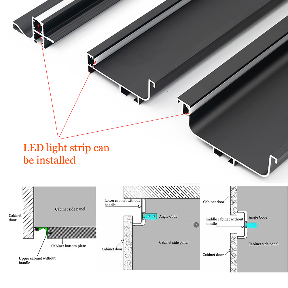 Long Cabinet Door Handles L-Sh - Furniture Joinery Hardware ulasan dan harga