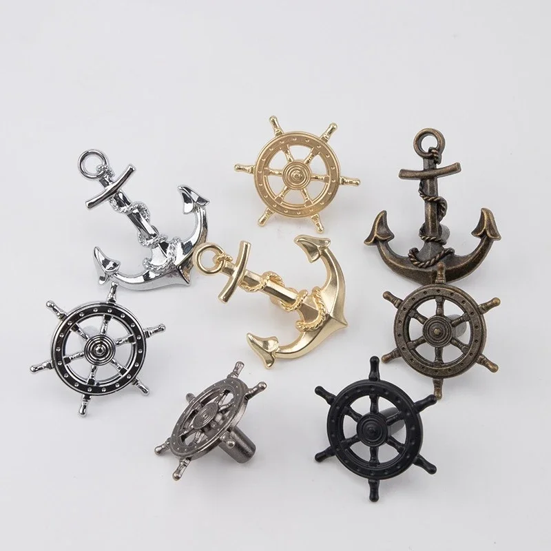 Vintage Anchor Ship Wheel Cabi - Furniture Hardware Vintage ulasan dan harga