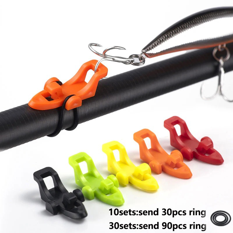 10-30pcs Fishing Rod Pole Hook - Furniture Hardware Jig ulasan dan harga