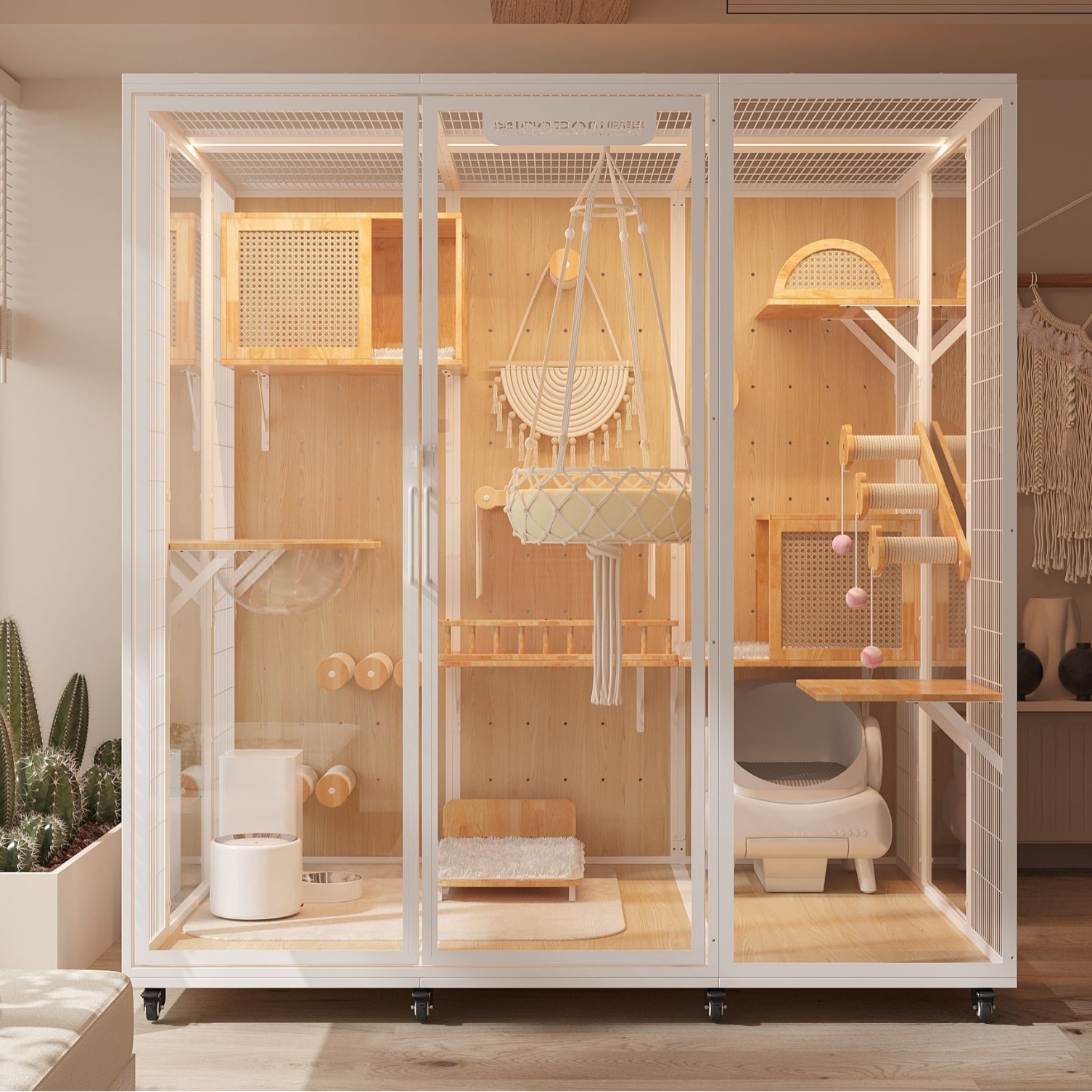 Cat Villa Cat Cage Oversized L - Furniture Hardware Display ulasan dan harga