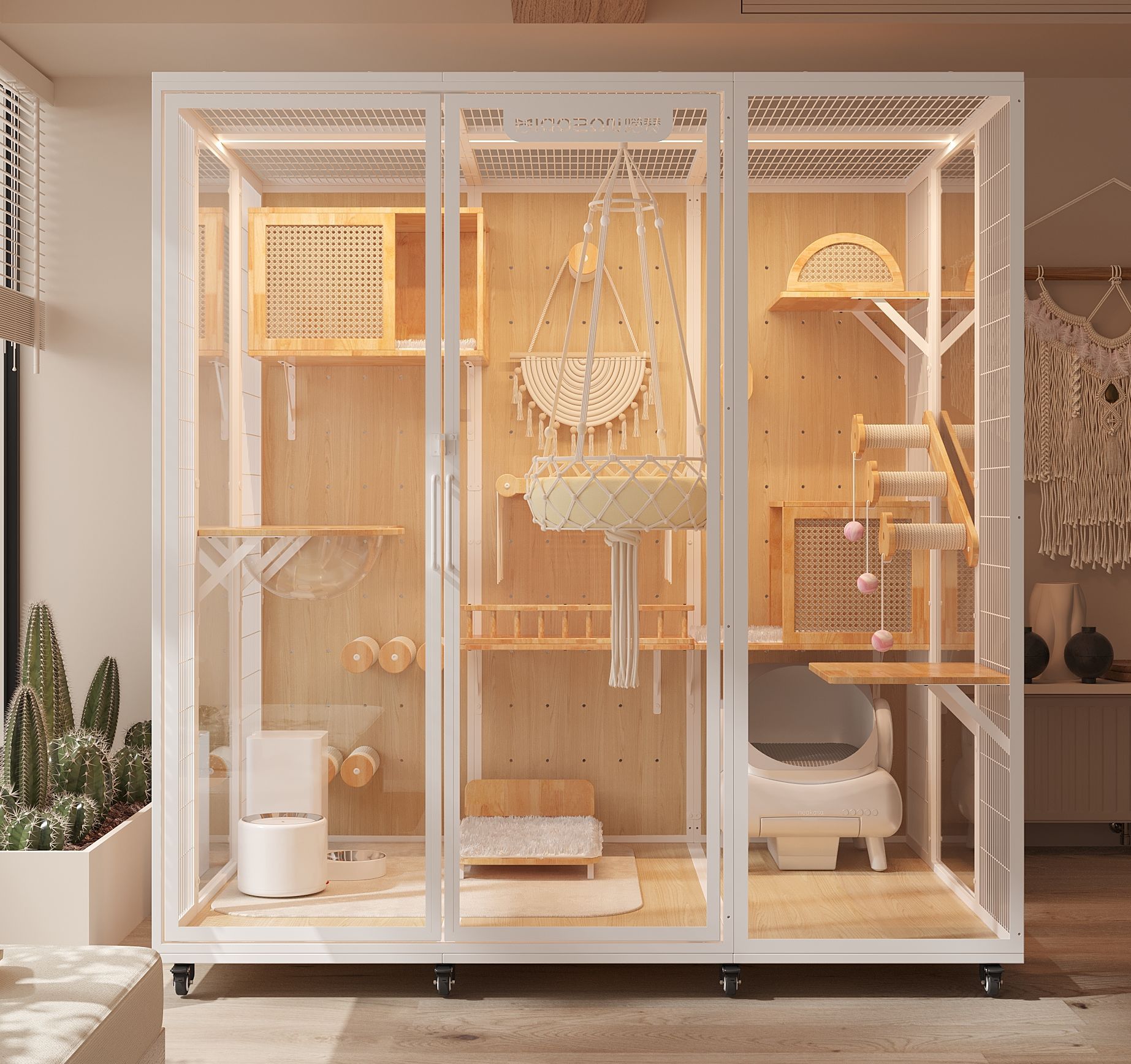 Cat Villa Cat Cage Oversized L - Furniture Hardware Display ulasan dan harga